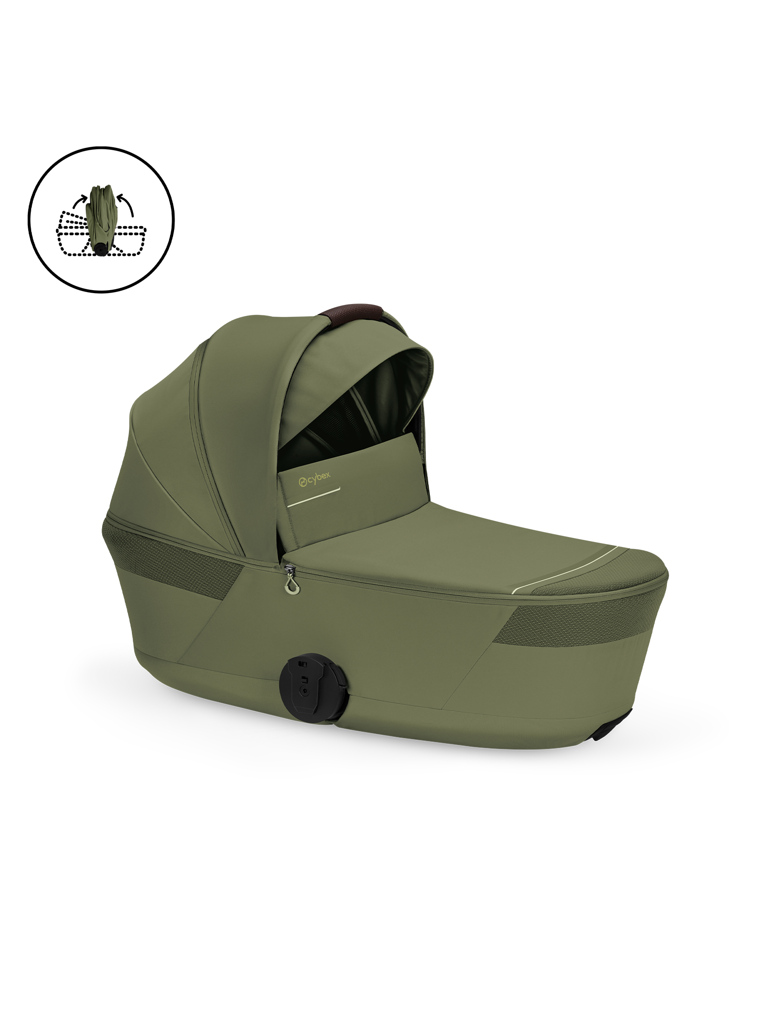 Cybex Talos S Lux inkl. brettbar liggedel - Moss Green